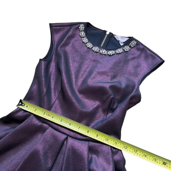 Ted Baker Embellished Neck Skate Dress Size 2 New with tags - Picture 7 of 10